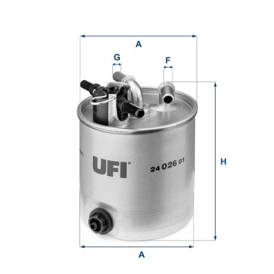 YAKIT FİLTRESİ NISSAN MURANO II 2.5 10-14, QASHQAI I 1.5/2.0 07-13, NV200 1.5 10 =>, RENAULT KOLEOS I 2.0 08 => 