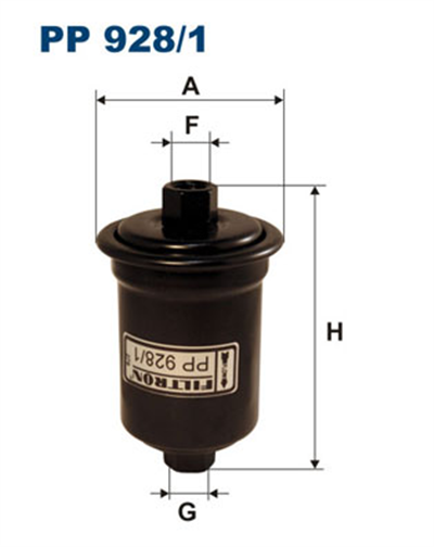 YAKIT FİLTRESİ TOYOTA LAND CRUISER 90 3.4 İ 24V 96-02, HYUNDAI SONATA III 2.0 İ 16V 96-98, XG 250-30 98-05, 350 2-05, KIA MAGENTIS 2.0 01-05, 2.5 V6 01=> 