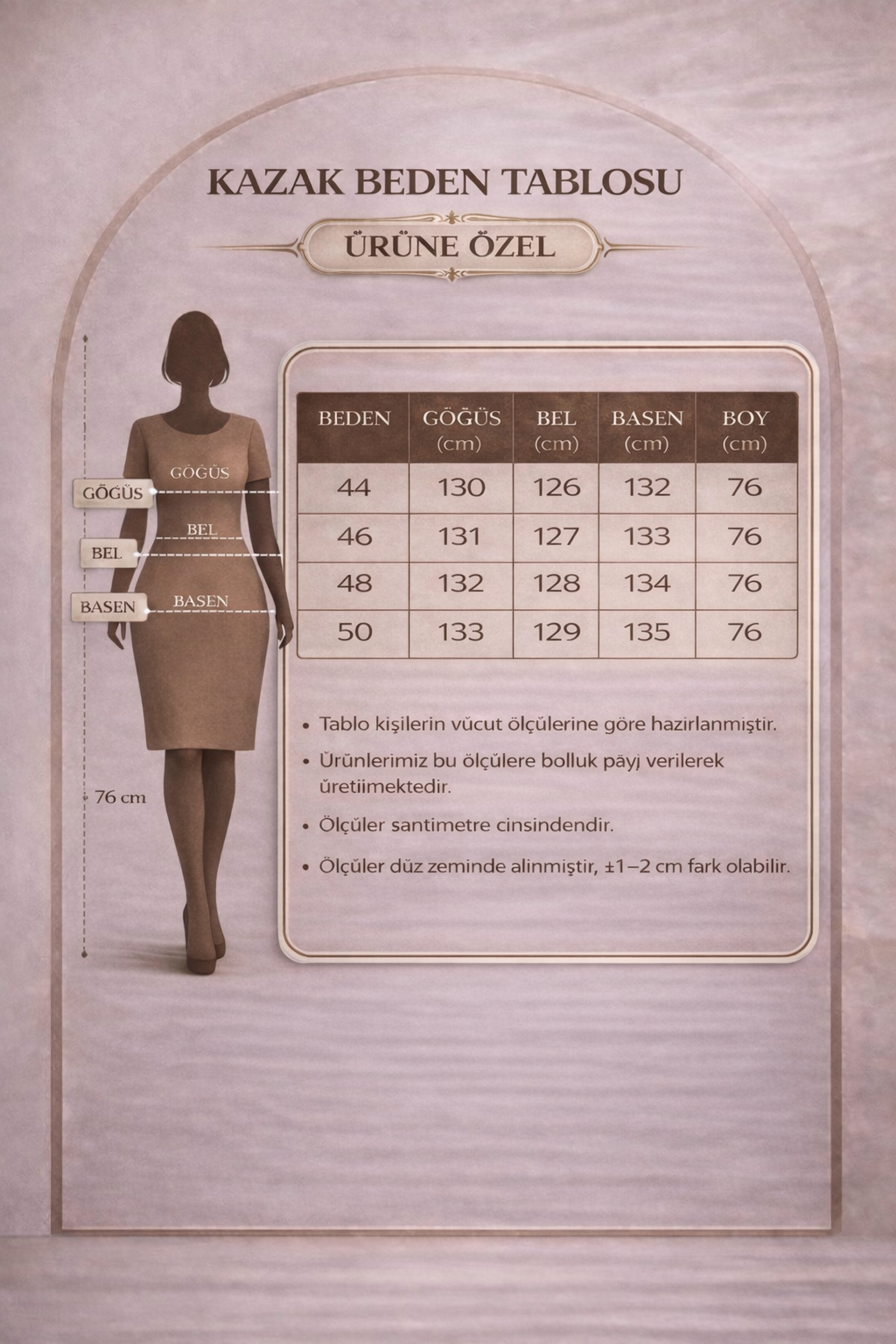 Önü Baskılı İkili Triko Büyük Beden Takım Ekru
