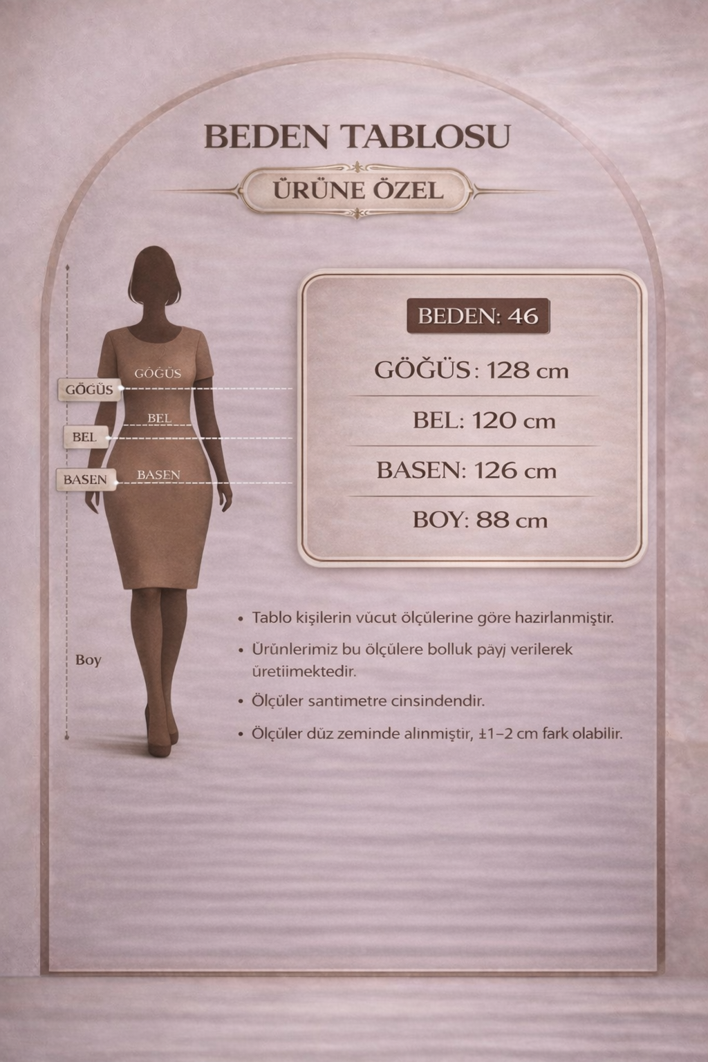 KOL DEETAYLI BÜYÜK BEDEN KAŞE KABAN  GRİ