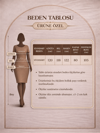 Büyük Beden Gömlek Yaka Belden Bağlamalı Triko Takım Siyah