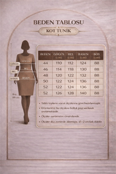 Büyük Beden Tensel Kot Gömlek Tunik Lacivert