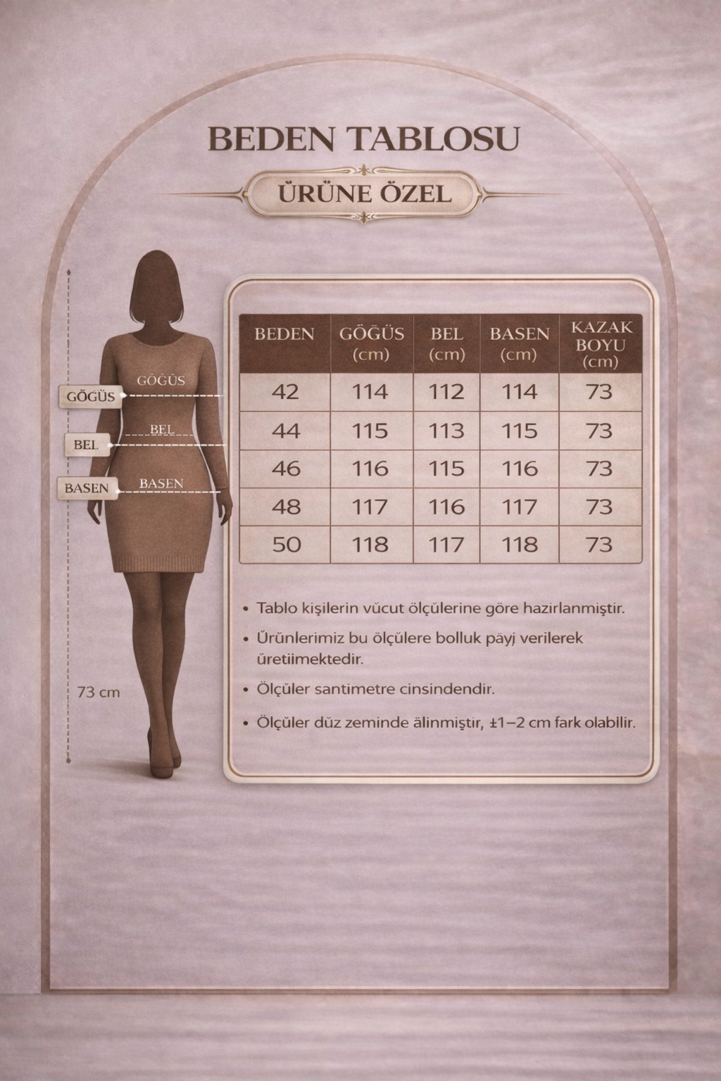 Büyük Beden Düğmeli İkili Triko Takım Ekru