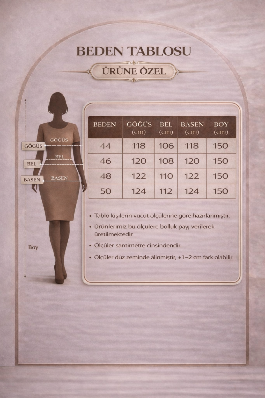Kol Garnili Büyük Beden Siyah Elbise