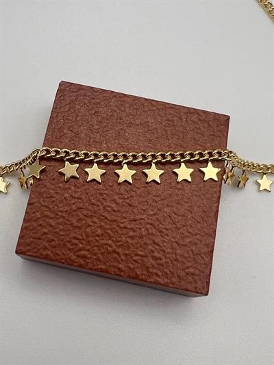 YSX Yıldızlı Kolye Rosegold 40 +5cm