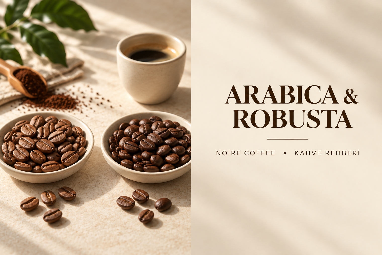 Arabica ve Robusta kahve çekirdeği arasındaki farklar