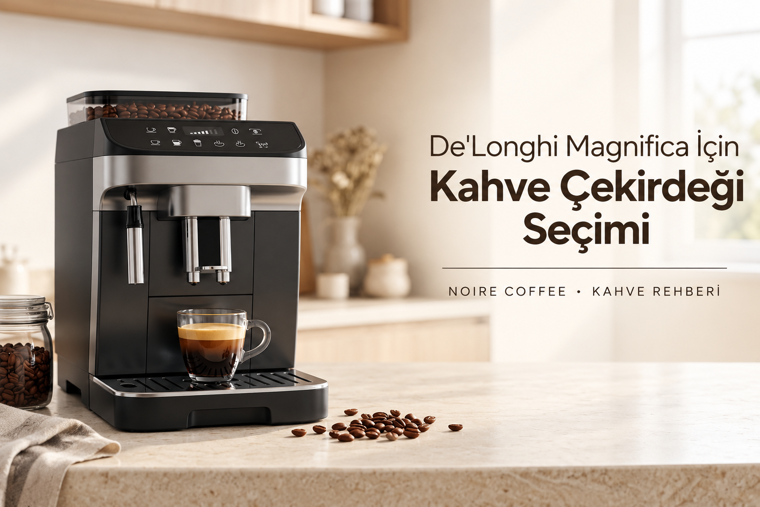De'Longhi Magnifica için kahve çekirdeği seçim rehberi
