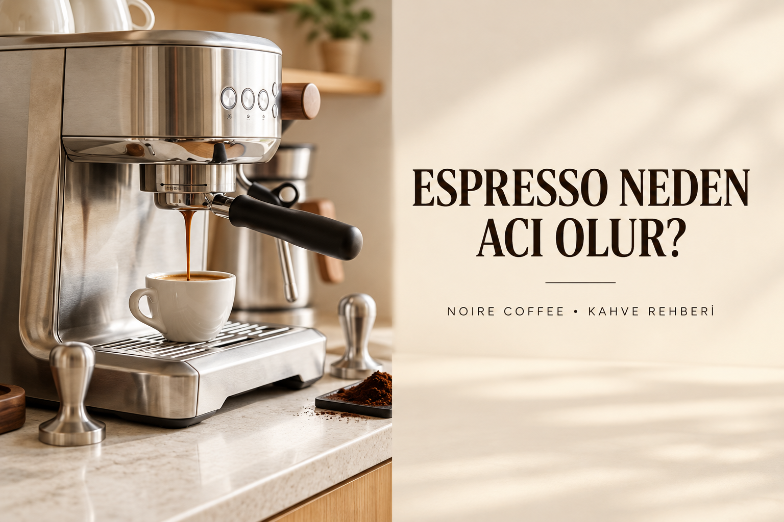Espresso neden acı olur ve espresso ayarı nasıl düzeltilir