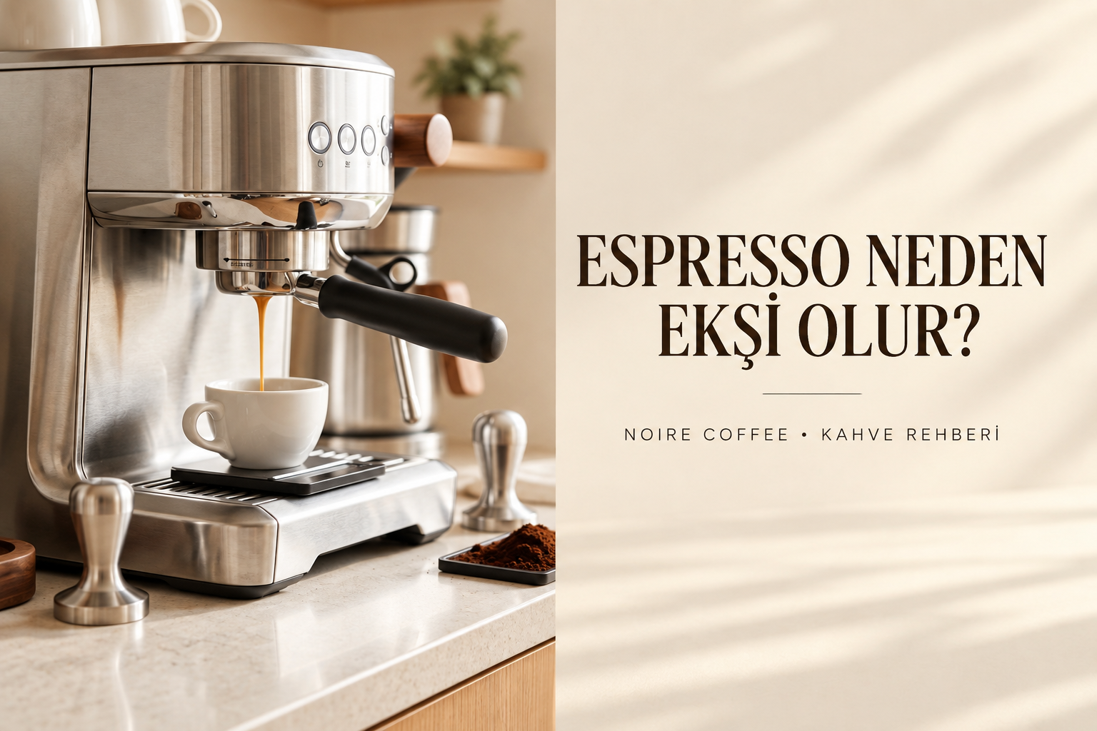 Espresso neden ekşi olur ve doğru espresso ekstraksiyon ayarları