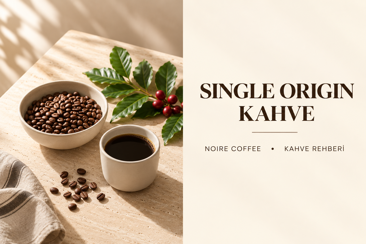 Single origin kahve çekirdekleri ve farklı kahve kökenleri