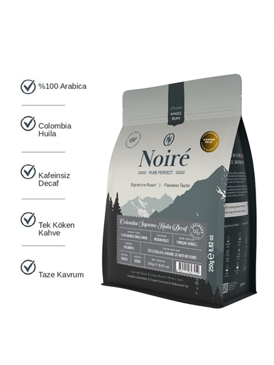 

Colombia Supremo Huila Kafeinsiz Decaf Çekirdek Kahve %100 Arabica 250 g