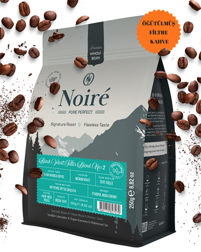 Noire Black Velvet Filter Blend №2 250g %100 Arabica Blend Öğütülmüş