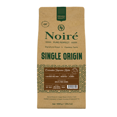 Noire Colombia Supremo Huila 1000g %100 Arabica Single Origin 