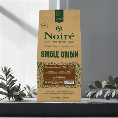 Noire Colombia Supremo Huila 1000g %100 Arabica Single Origin 