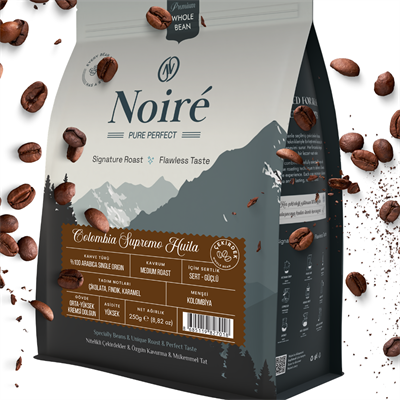 Noire Colombia Supremo Huila 250g %100 Arabica Single Origin 