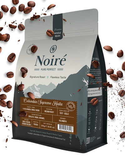 Noire Colombia Supremo Huila 250g %100 Arabica Single Origin 