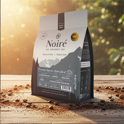 Noire Colombia Supremo Huila Decaf Çekirdek Kahve 250g %100 Arabica Single Origin Kafeinsiz