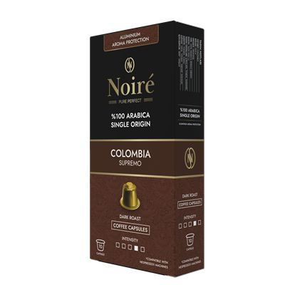 Noire Colombia Supremo Nespresso Uyumlu Alüminyum Kapsül 10 Adet