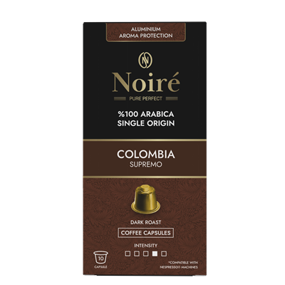Noire Colombia Supremo Nespresso Uyumlu Alüminyum Kapsül 10 Adet