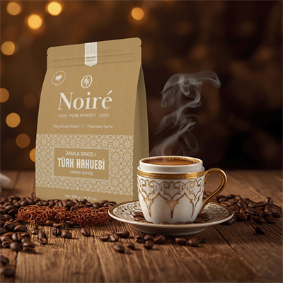 Noire Damla Sakızlı Türk Kahvesi 250g  %100 Arabica ve Damla Sakızı Aromalı