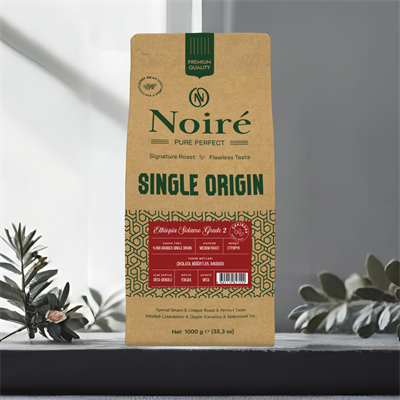 Noire Ethiopia Sidamo Grade 2  1000g %100 Arabica Single Origin 