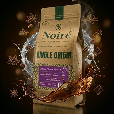 Noire Ethiopia Sidamo Grade 2  1000g %100 Arabica Single Origin 
