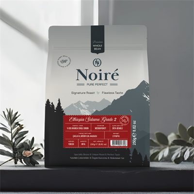 Noire Ethiopia Sidamo Grade 2  250g %100 Arabica Single Origin 