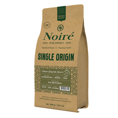 Noire Ethiopia Yirgacheffe Grade 2 1000g %100 Arabica Single Origin 