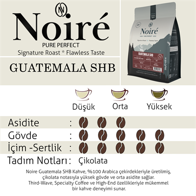 Noire Guatemala SHB 250g %100 Arabica Single Origin 