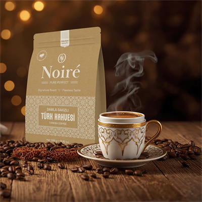 Noire Gurme Türk Kahvesi 3x250g – Kakuleli, Damla Sakızlı ve Tarçınlı Aromalar