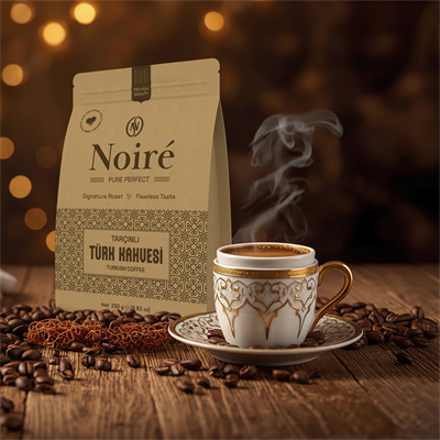Noire Gurme Türk Kahvesi 3x250g – Kakuleli, Damla Sakızlı ve Tarçınlı Aromalar