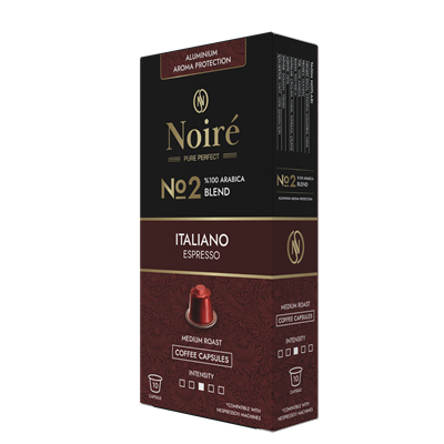 Noire Italiano Espresso Nespresso Uyumlu Alüminyum Kapsül - 10 Adet