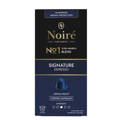 Noire Signature Espresso Nespresso Uyumlu Alüminyum Kapsül - 10 Adet