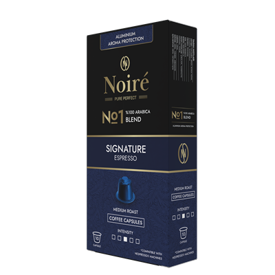 Noire Signature Espresso Nespresso Uyumlu Alüminyum Kapsül - 10 Adet