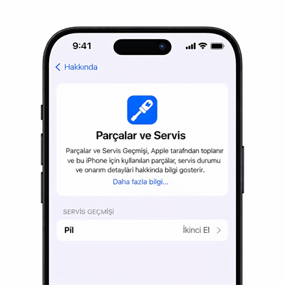 iPhone 15 Diagnostic Batarya (Used Uyarılı) -  3520 mAh