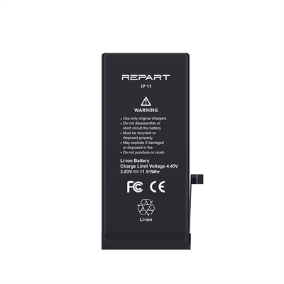 iPhone 11 Uyumlu Güçlendirilmiş Yüksek Kapasite Batarya - 3110 mAh