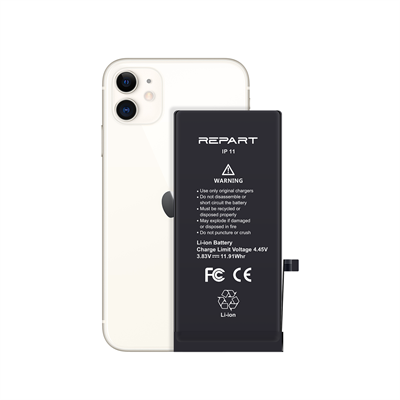 iPhone 11 Uyumlu Güçlendirilmiş Yüksek Kapasite Batarya - 3110 mAh