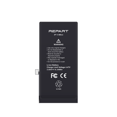 iPhone 13 Mini Uyumlu Güçlendirilmiş Yüksek Kapasite Batarya - 2406 mAh