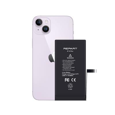 iPhone 14 Plus Uyumlu Güçlendirilmiş Yüksek Kapasite Batarya - 4325 mAh