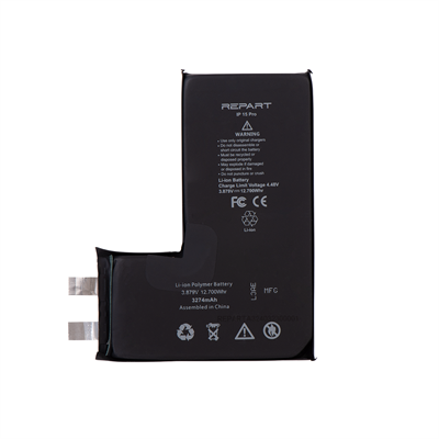 iPhone 15 Pro Uyumlu Batarya (Filmsiz Puntalanabilir - Cell) - 3274 mAh