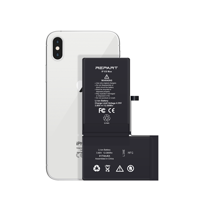 iPhone XS Max Uyumlu Güçlendirilmiş Yüksek Kapasite Batarya - 3174 mAh