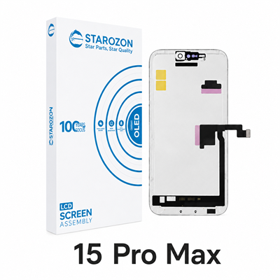 STAROZON iPhone 15 Pro Max SOFT-OLED Flexli Sensörlü Diagnostic Ekran
