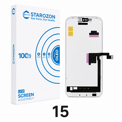 STAROZON iPhone 15 SOFT-OLED Flexli Sensörlü Diagnostic Ekran
