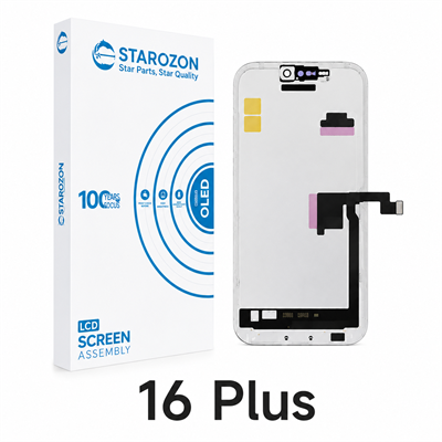 STAROZON iPhone 16 Plus SOFT-OLED Flexli Sensörlü Diagnostic Ekran