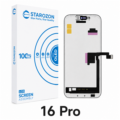 STAROZON iPhone 16 Pro SOFT-OLED Flex'li Sensörlü Diagnostic Ekran