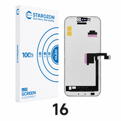 STAROZON - iPhone 16 Soft-Oled Ekran Panel