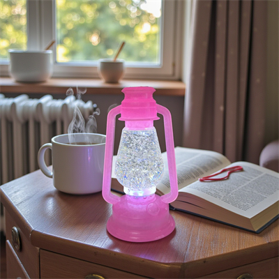 Pink Glitter Lantern (Pembe Simli Fener)