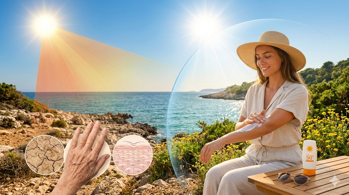 güneş kremi,Spf,cilt sağlığı,Sirkadiyen ritmi