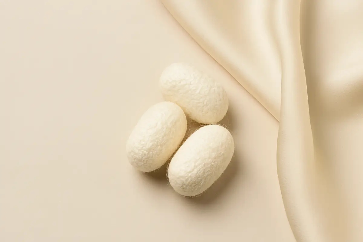 ipek proteini,ipek kozası,beyaz koza,fibroin,ipek kolajen,hipoalerjenik,elastin