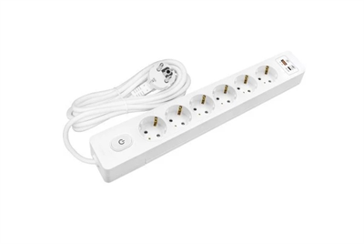 Seldur Kablolu Usb/type-C 20 W Hızlı Şarj 6'lı 2 Metre Grup Priz